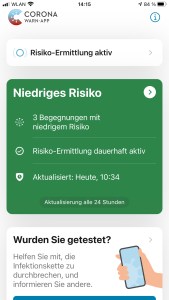 Screenshot vom iPhone